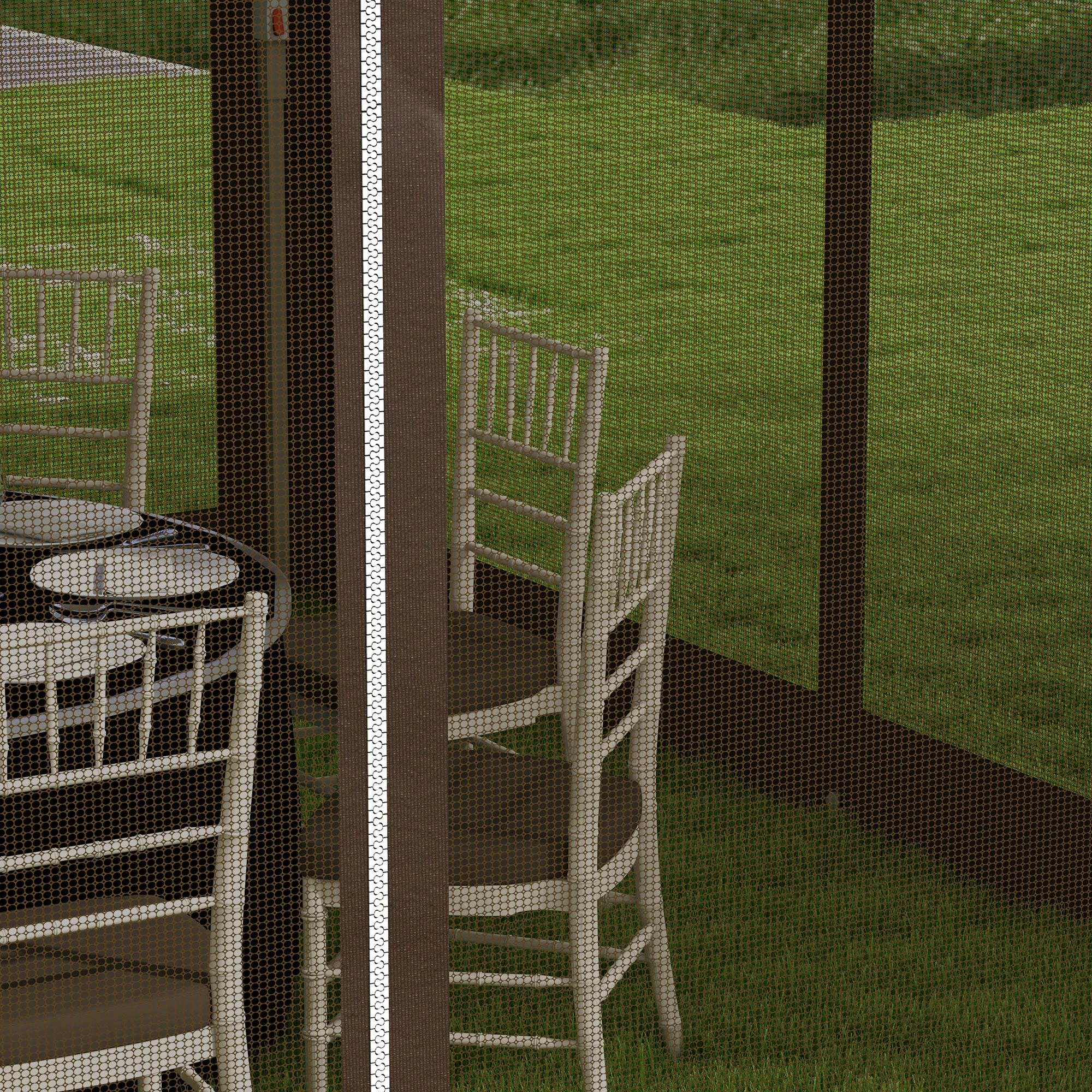 12' x 12' Pop-Up Canopy Tent with Netting & Carry Bag, Instant Shelter, 137 sq.ft Shade, Dark Brown