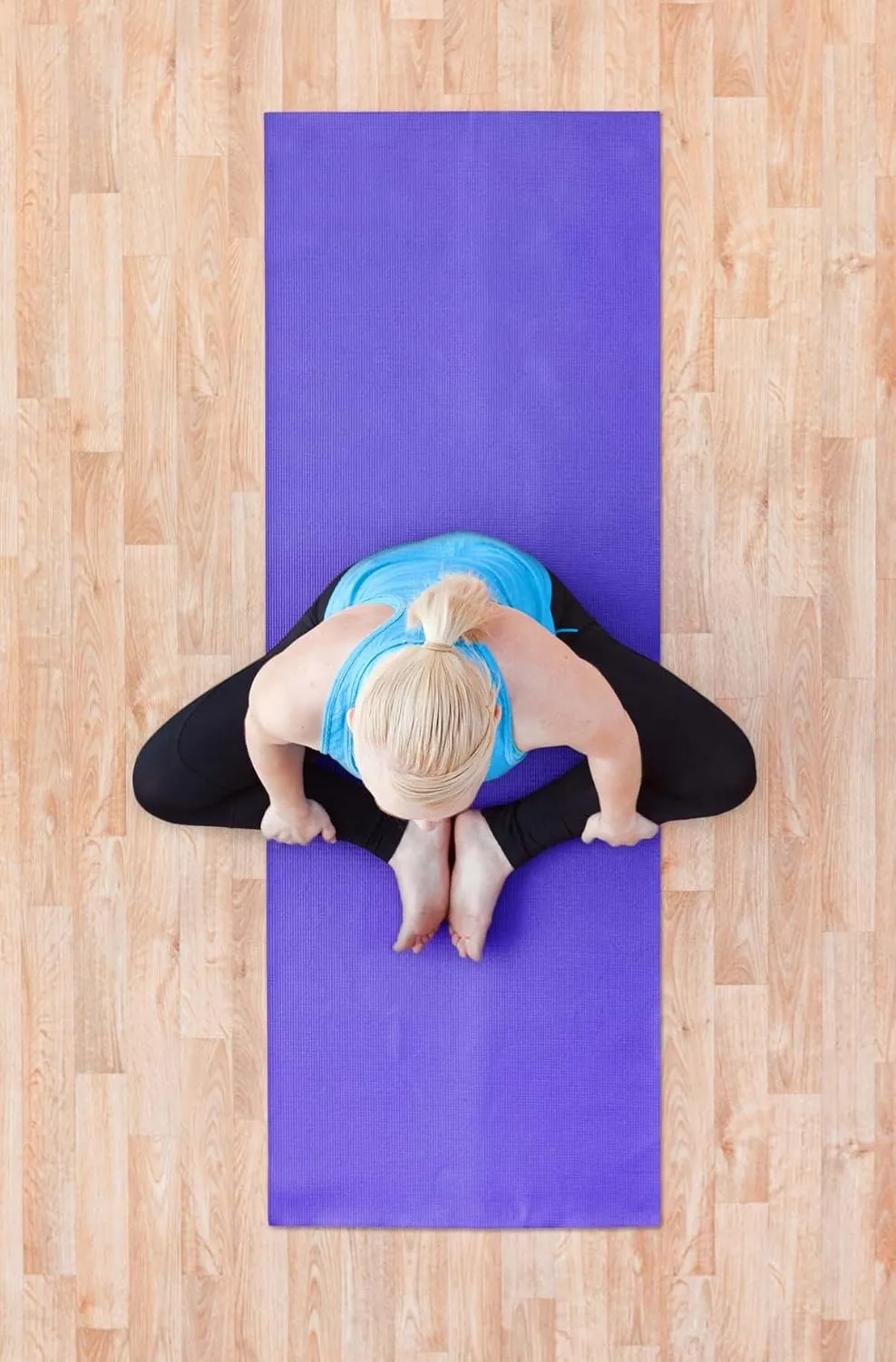 1/4" Thick High Density Deluxe Non Slip Exercise Pilates & Yoga Mat