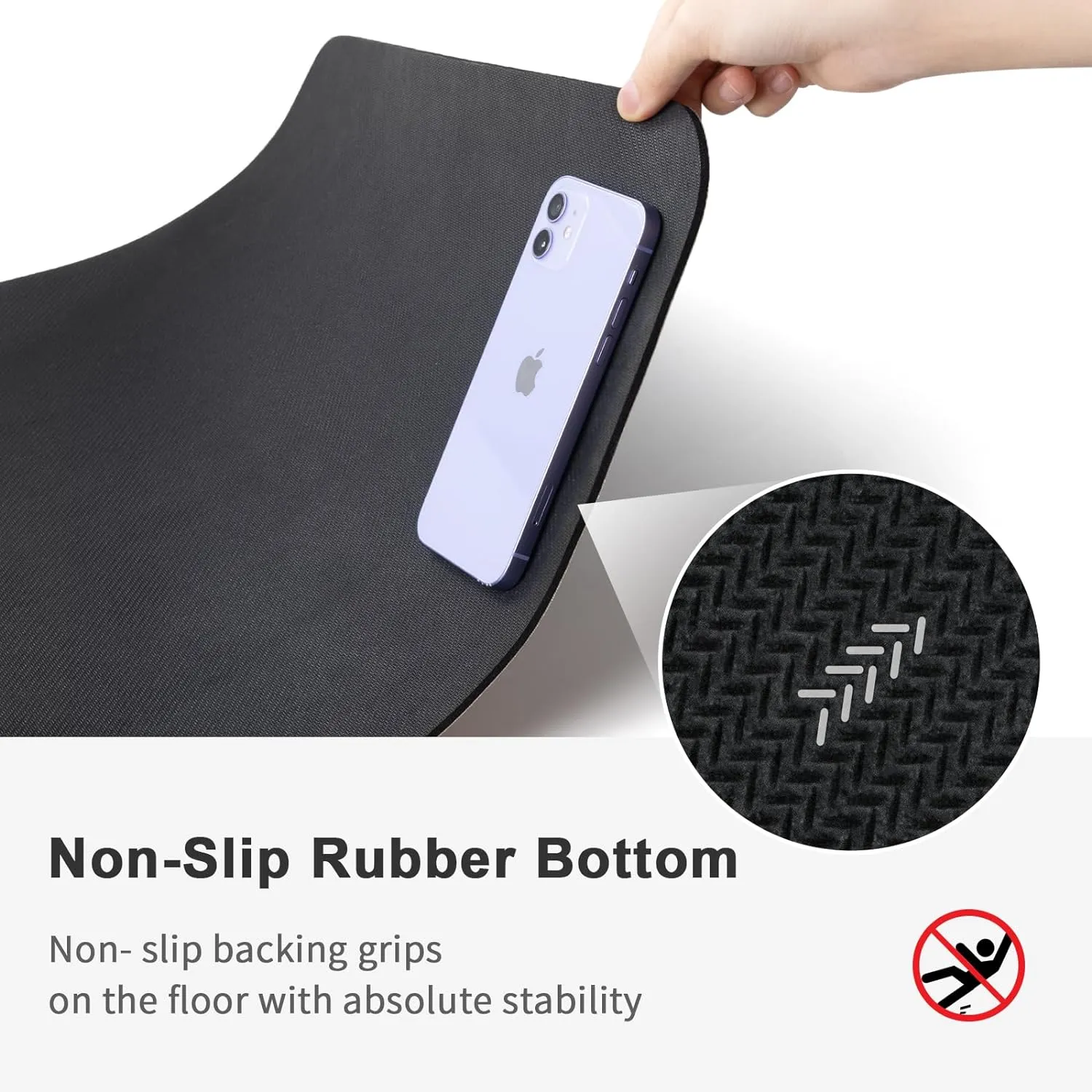 17''x29.5''Stiio Bath Mats for Bathroom, Super Absorbent Quick drying, Rubber Non Slip Thin Bathroom Rugs Fit Under Door, Easy Clean Washable Shower Mat for Bathtub, Sink, 17x29.5 in Grey