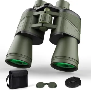 20x52 Binoculars for Adults High Powered - HD Binoculars with Clear Low Light Vision for Bird Watching Hunting Hiking Travel Cruise Ship Sports Events