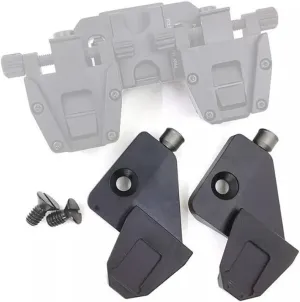 2Pcs NVG Dovetail J-Arm Mount for AN/PVS-14 Binocular Bridge, Compatible with Folding Binocular Bridge or Flip-to-Side Night Vision System Helmet Mount