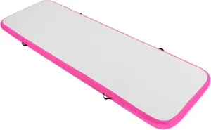 3.2x9.8ft Inflatable Air Gymnastics Mat Training Mats Gymnastics Pad Floor Tumbling Yoga Mat with Pump, Inflatable Mat Home Use, Training, Cheerleading, Yoga