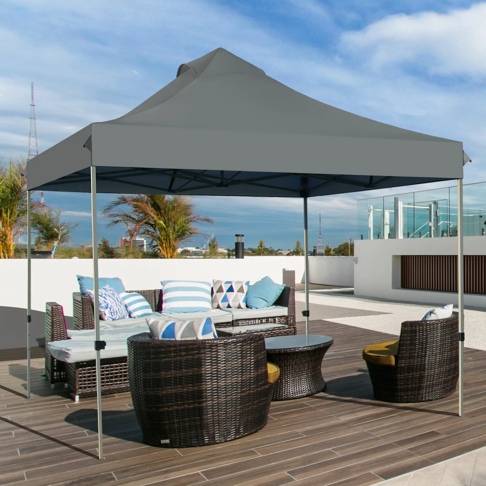 3m x 3m Pop Up Canopy Tent Commercial Instant Shelter
