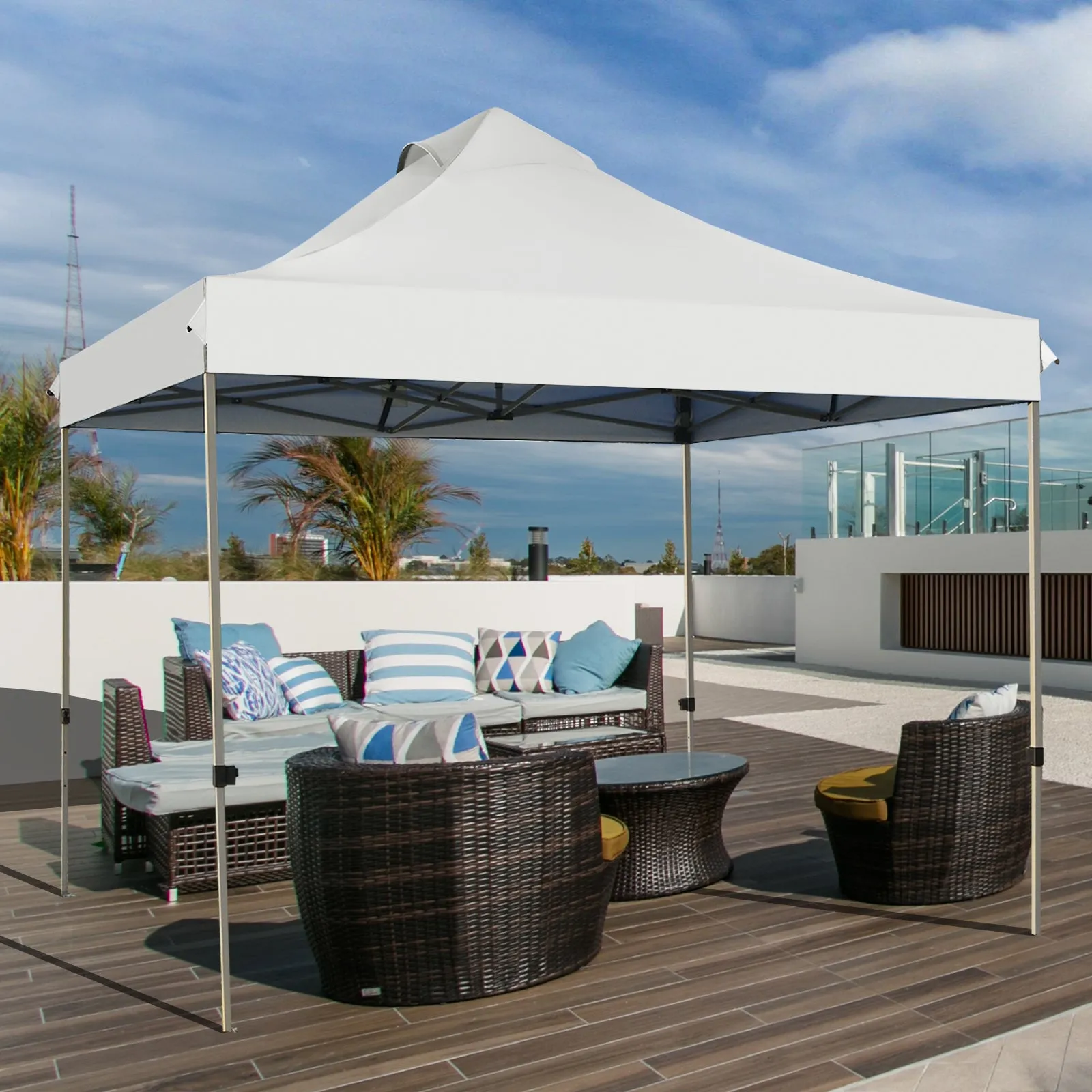3m x 3m Pop Up Canopy Tent Commercial Instant Shelter