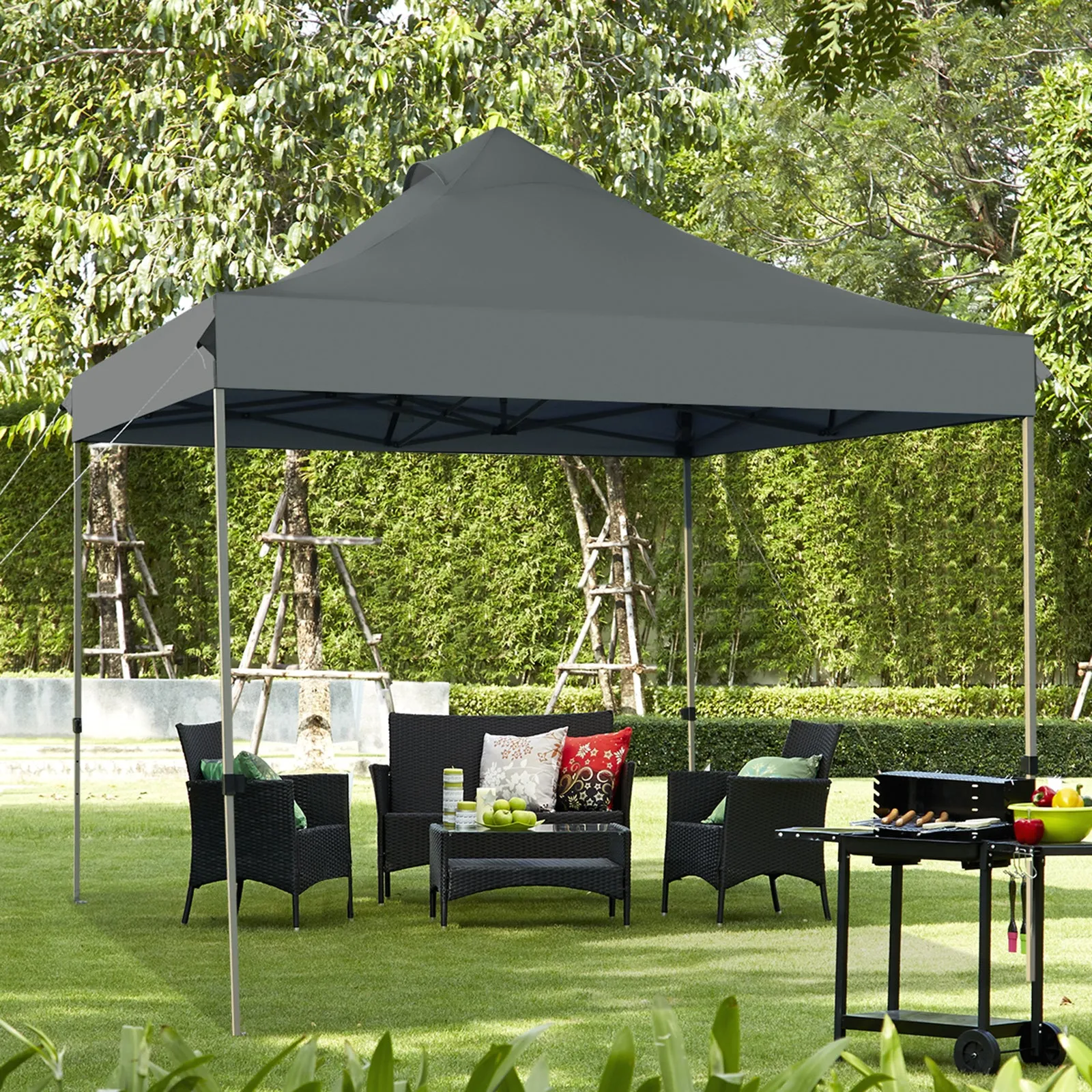 3m x 3m Pop Up Canopy Tent Commercial Instant Shelter