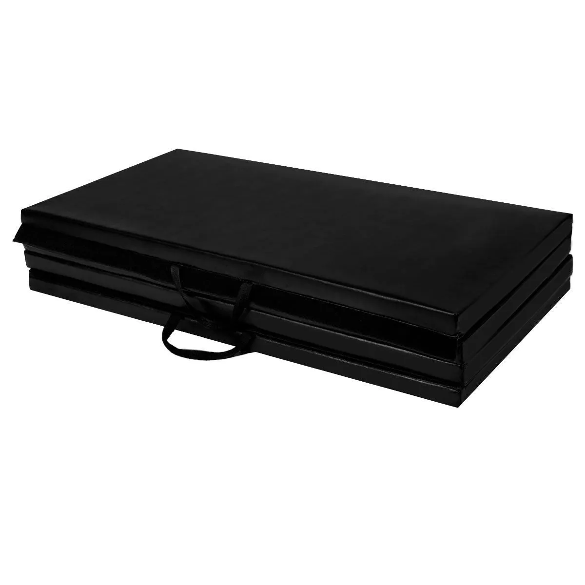 4' x 8' x 2 Inch Folding Panel Exercise Gymnastics Mat-Black