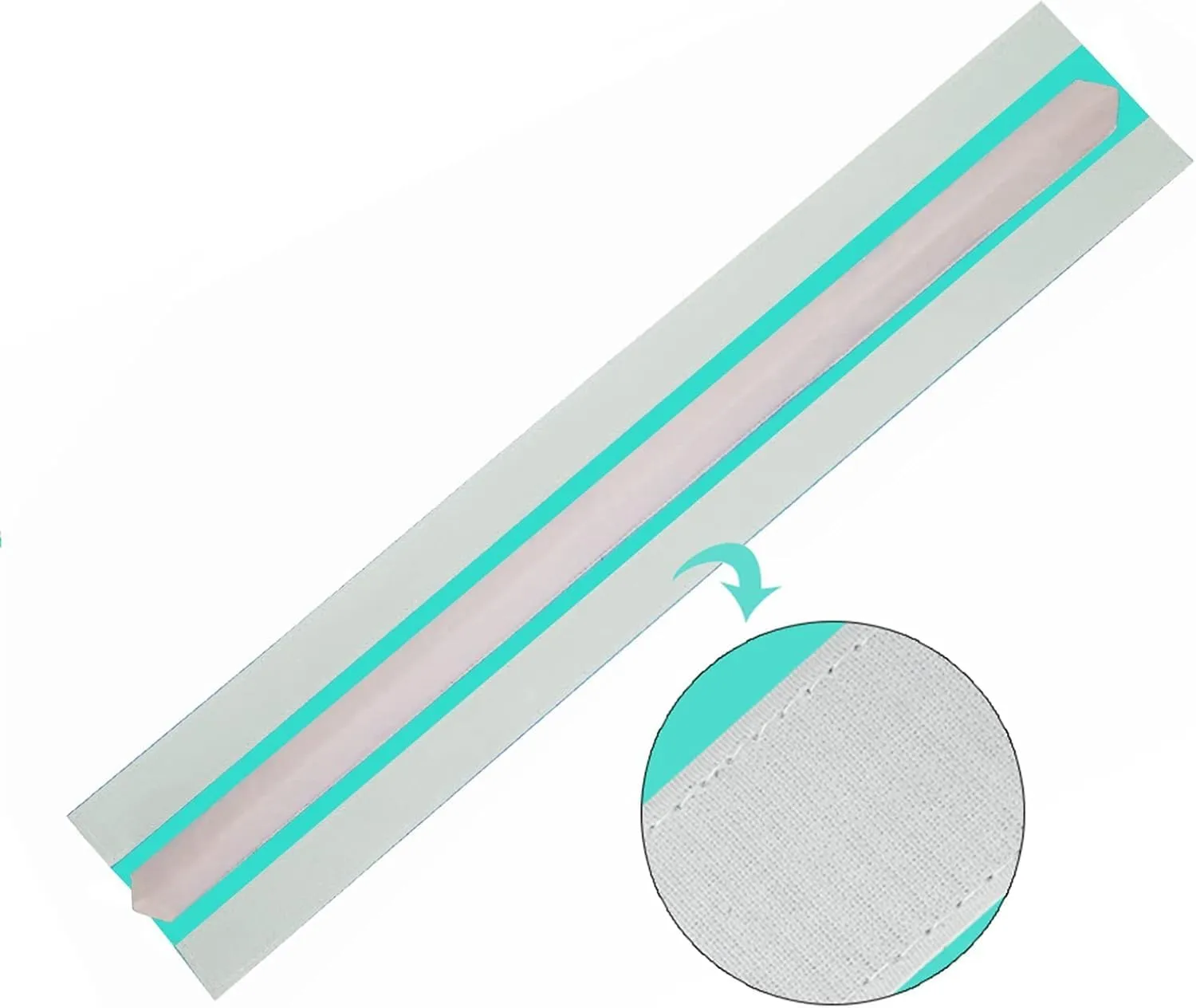 40Inches Air Mat Tumble Track Connector Tape for Inflatable Tumbling Gymnastic/Yoga/Camping (NEW Upgrade)