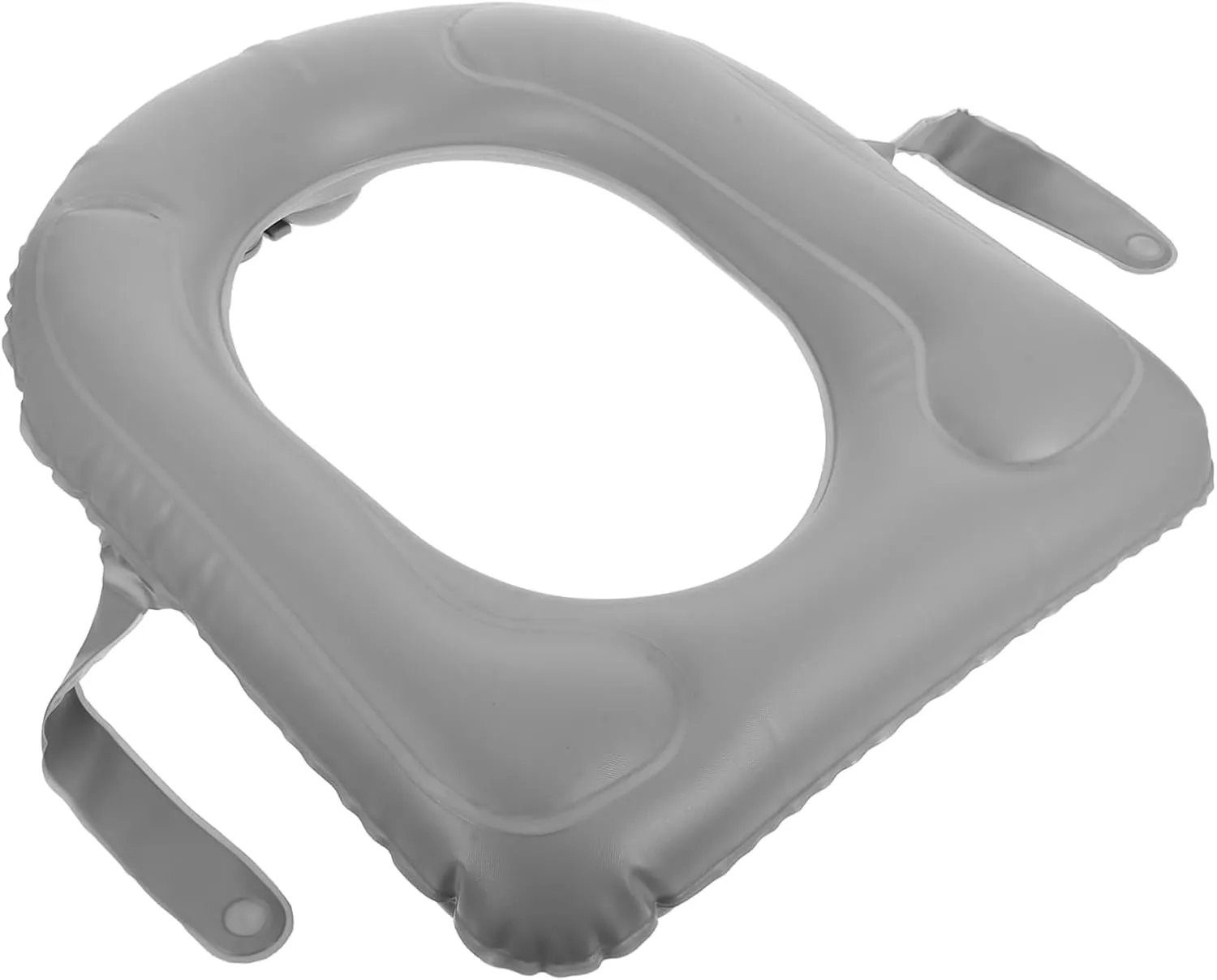 5pcs Padded Toilet Seat Cushion Inflatable Toilet Seat Pad PVC Suction Cup Storage Bag Easy Install Elderly Travel Friendly
