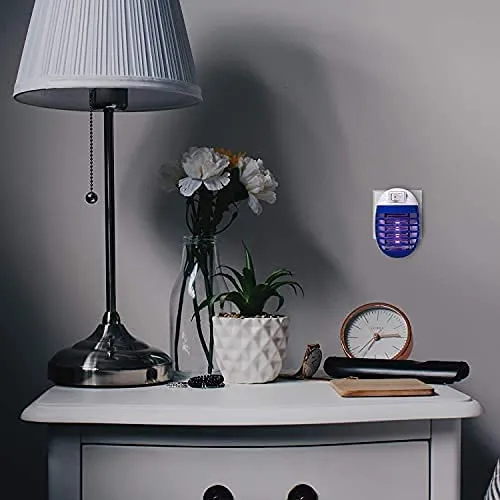 6 Pack Bug Zapper Indoor Mosquito Zapper, Fly Zapper Electronic Mosquito Killer with LED Light for Patio, Bedroom, Kitchen, Office