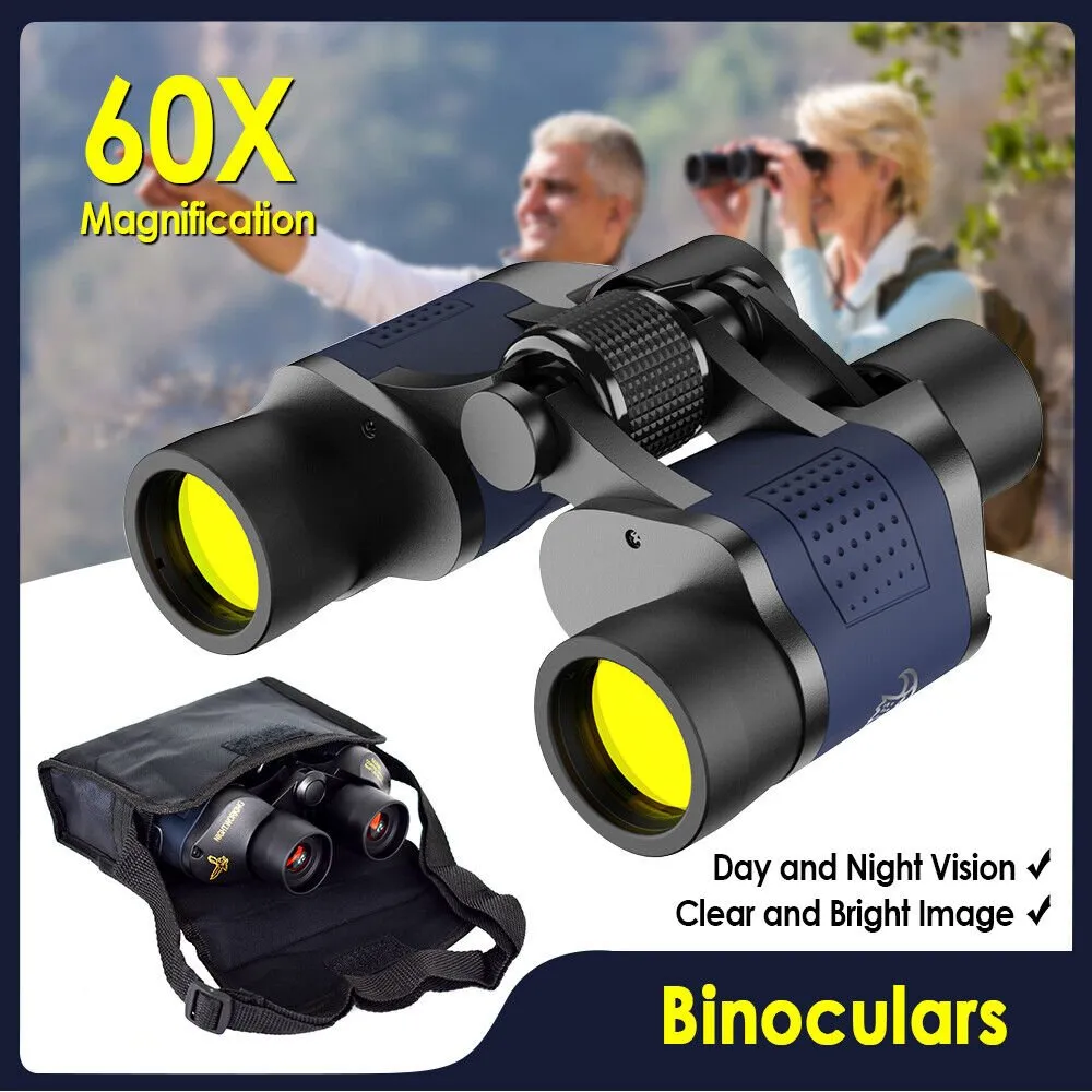 60X60 Day Night Vision Binoculars Telescope 3000M Waterproof Outdoor Travel Hunt