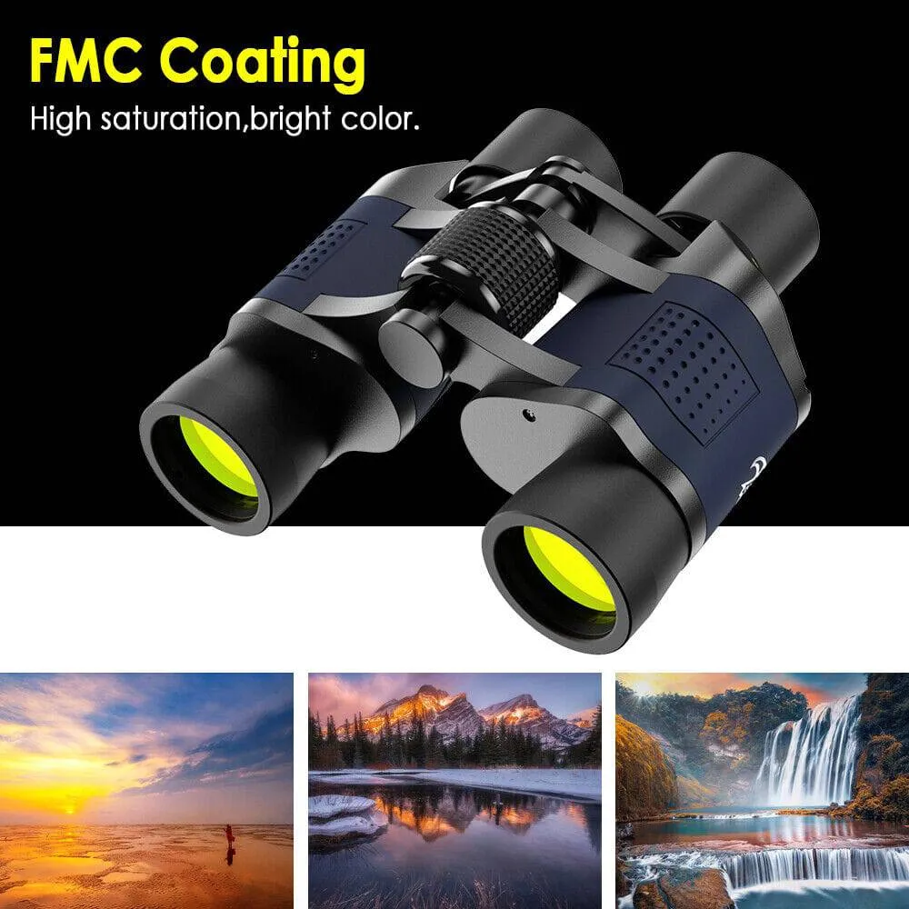 60X60 Day Night Vision Binoculars Telescope 3000M Waterproof Outdoor Travel Hunt
