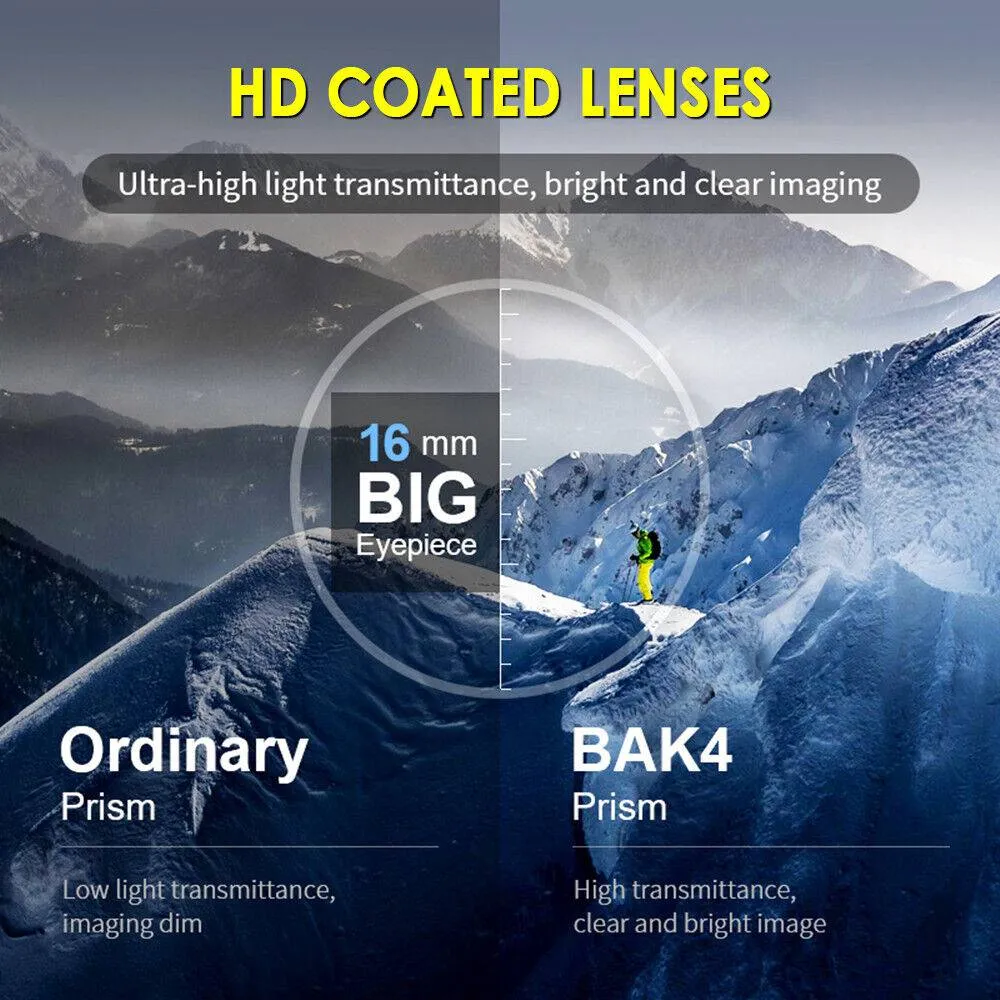 60X60 Day Night Vision Binoculars Telescope 3000M Waterproof Outdoor Travel Hunt