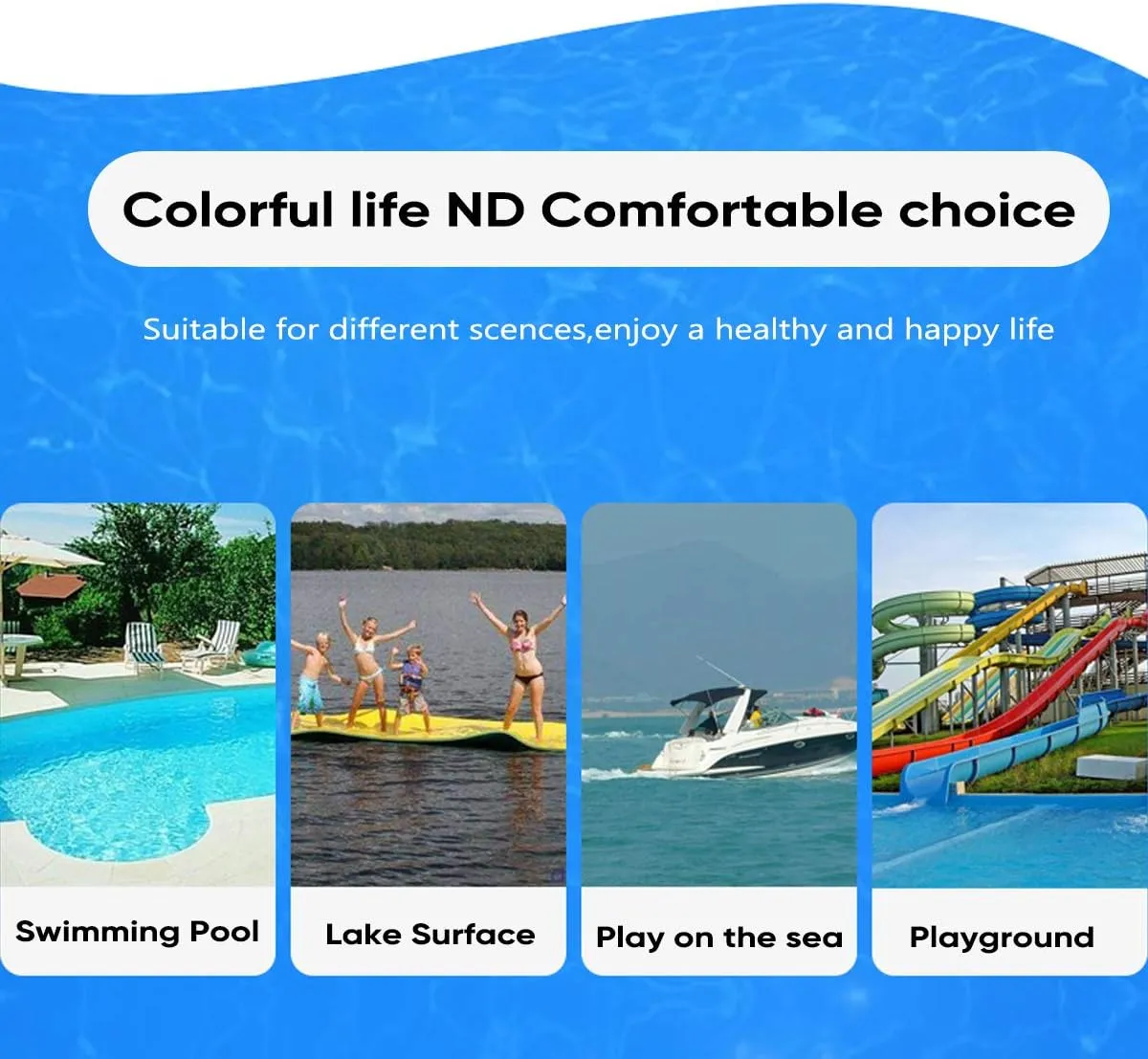 6/9/12/18 Ft Floating Mat, Lily Pad Floating Mat, Water Mat for 1-9 Adults, Floating Pad for Lake, 3-Layer Tear-Resistant XPE Foam for Boat, Beach, Ocean, Pool, Lake