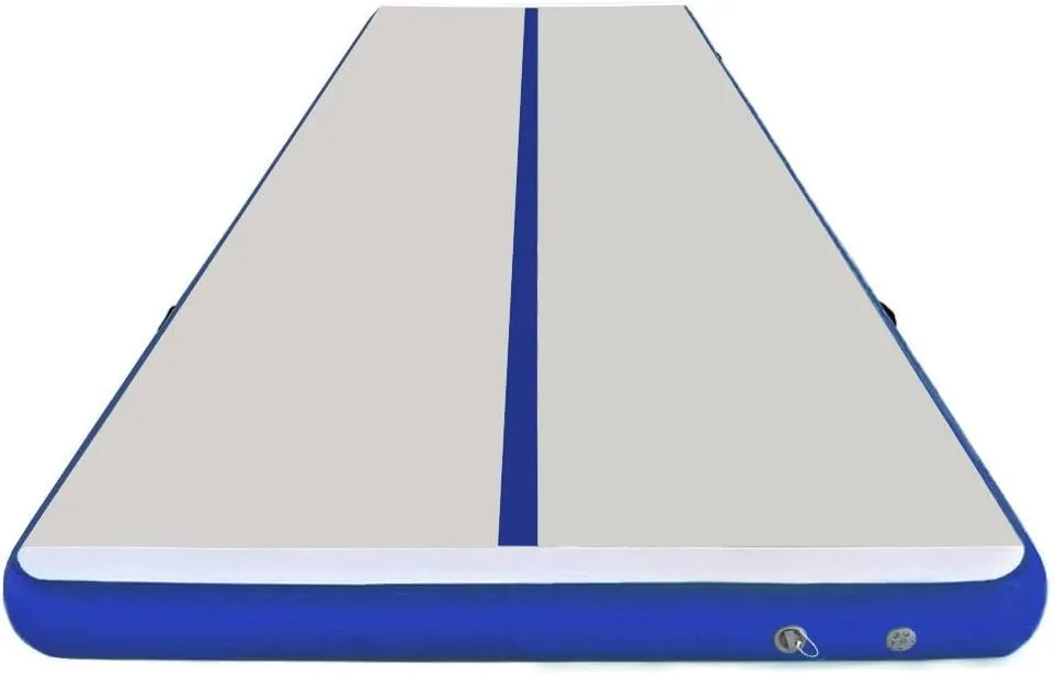 8 Inch Thick 27ft /30ft/40ft/50ft Inflatable Air Mat Tumble Track Gymnastic Air Floor Mat with Electric Pump For Home Edition