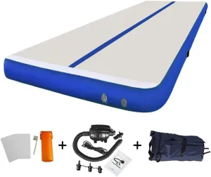 8 Inch Thick 27ft /30ft/40ft/50ft Inflatable Air Mat Tumble Track Gymnastic Air Floor Mat with Electric Pump For Home Edition
