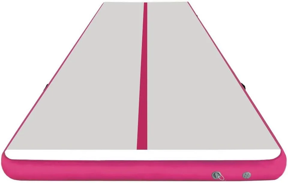 8 Inch Thick 27ft /30ft/40ft/50ft Inflatable Air Mat Tumble Track Gymnastic Air Floor Mat with Electric Pump For Home Edition