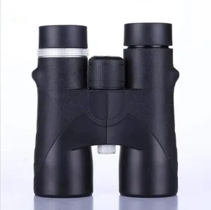 8X42 Wide Angle Binoculars Black, HD BAK4 Prism FMC Lens Binocular with Clear Weak Light Vision,Birds Watching Hunting Sports