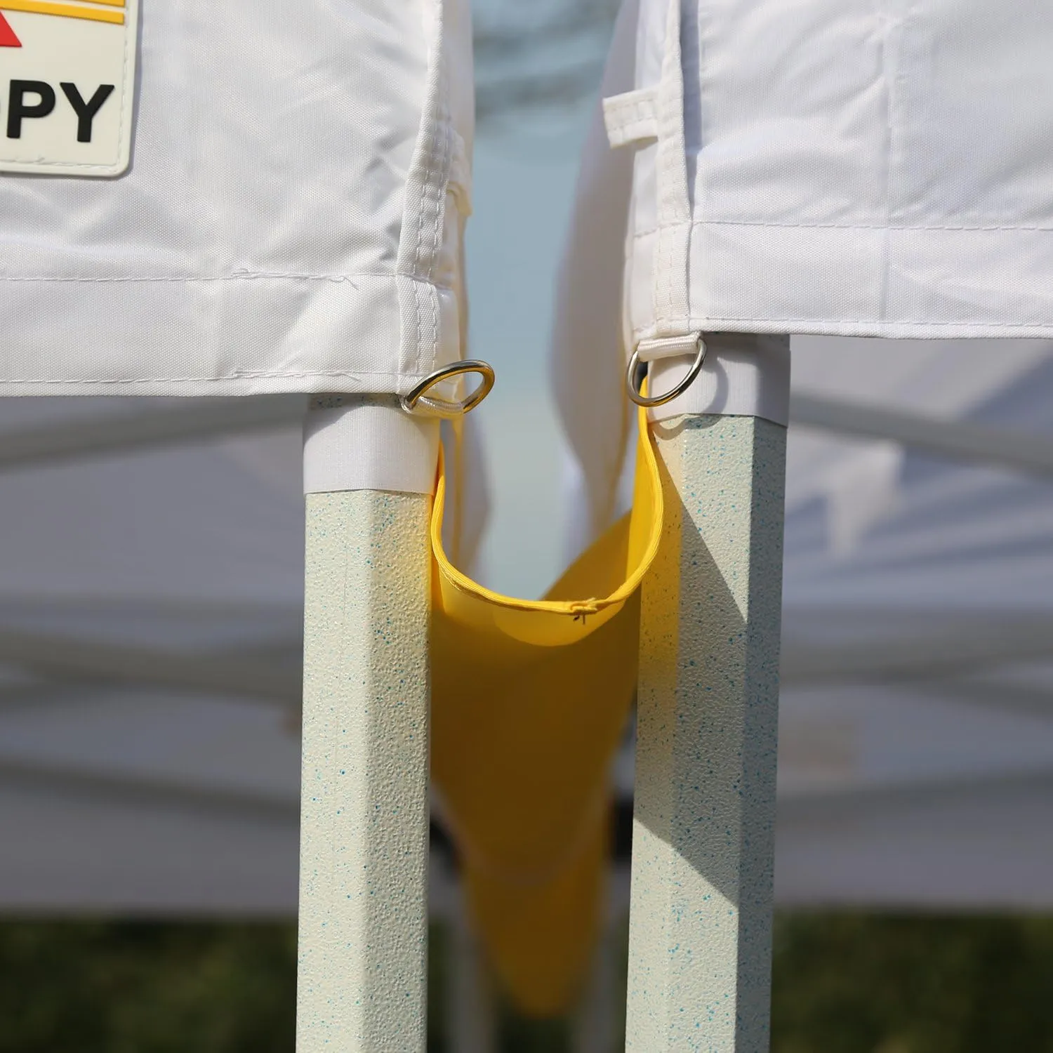 ABCCANOPY Canopy Accessories 10 Foot Canopy Rain Gutter/Light Gutter for 10' X 10' Canopy Pop up Tent-Yellow