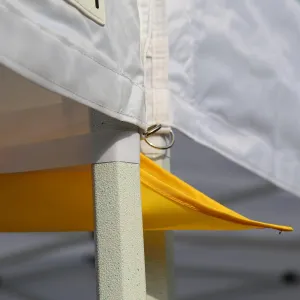 ABCCANOPY Canopy Accessories 10 Foot Canopy Rain Gutter/Light Gutter for 10' X 10' Canopy Pop up Tent-Yellow