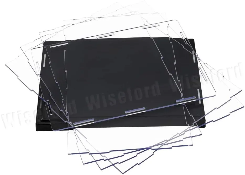 Acrylic Display Case (9.6 x 6.8 x 11.8 inch) for Action Figure Doll Clear Box for Collectibles
