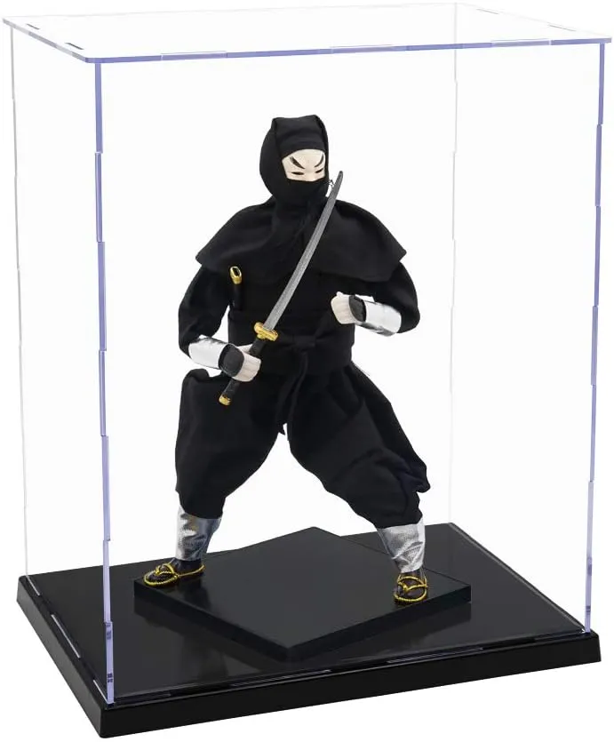 Acrylic Display Case (9.6 x 6.8 x 11.8 inch) for Action Figure Doll Clear Box for Collectibles