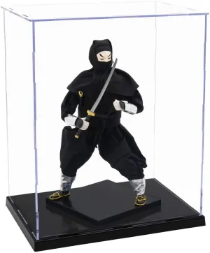 Acrylic Display Case (9.6 x 6.8 x 11.8 inch) for Action Figure Doll Clear Box for Collectibles