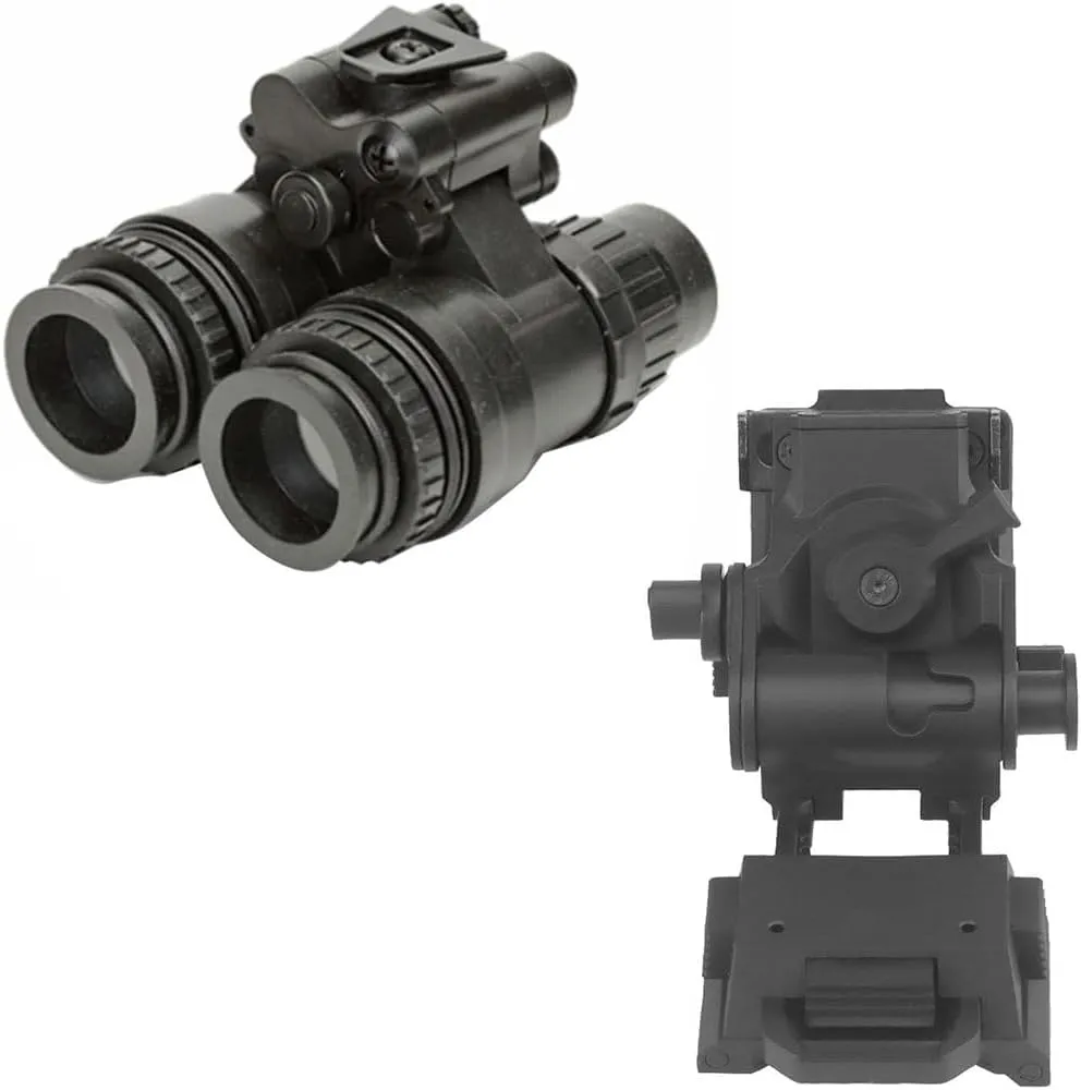 Aetheria Dummy Night Vision Goggles with L4G24 Night Vision Mount for PVS15/PVS18/GPNVG18, PVS15 Dual-Tube Binocular Night Vision Goggles (Black)