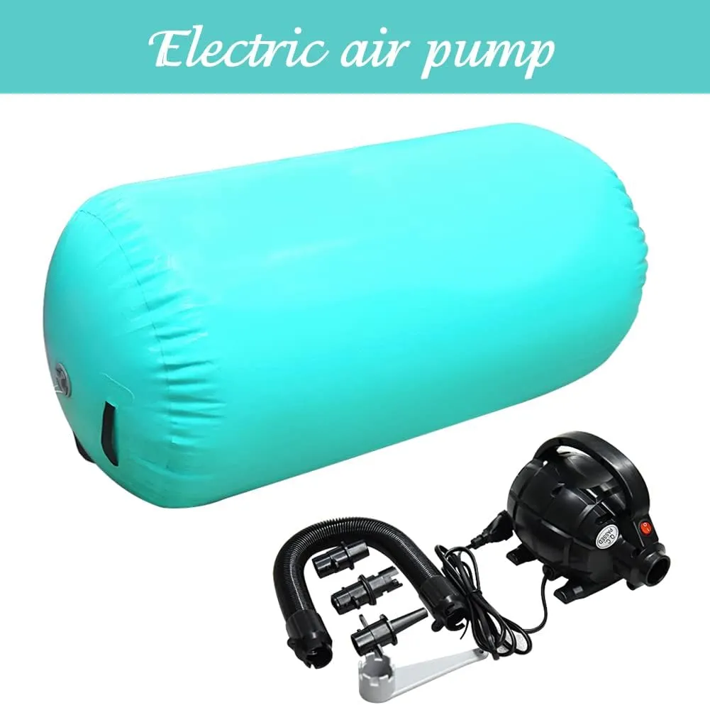Air Barrel Back Roller Inflatable Tumbling Mat with Electric Pump,Tumble Track Gymnastic Equipment Exercise Mats for Home Use,Gym Training,Cheer leading,Yoga…