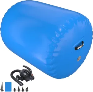 Air Roller Gymnastics Barrel Back Handspring Trainer Tumbling Barrel Yoga Barrel Mat with Electric Air Pump