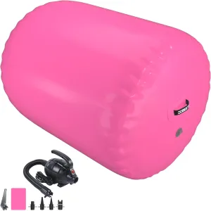 Air Roller Gymnastics Barrel Back Handspring Trainer Tumbling Barrel Yoga Barrel Mat with Electric Air Pump