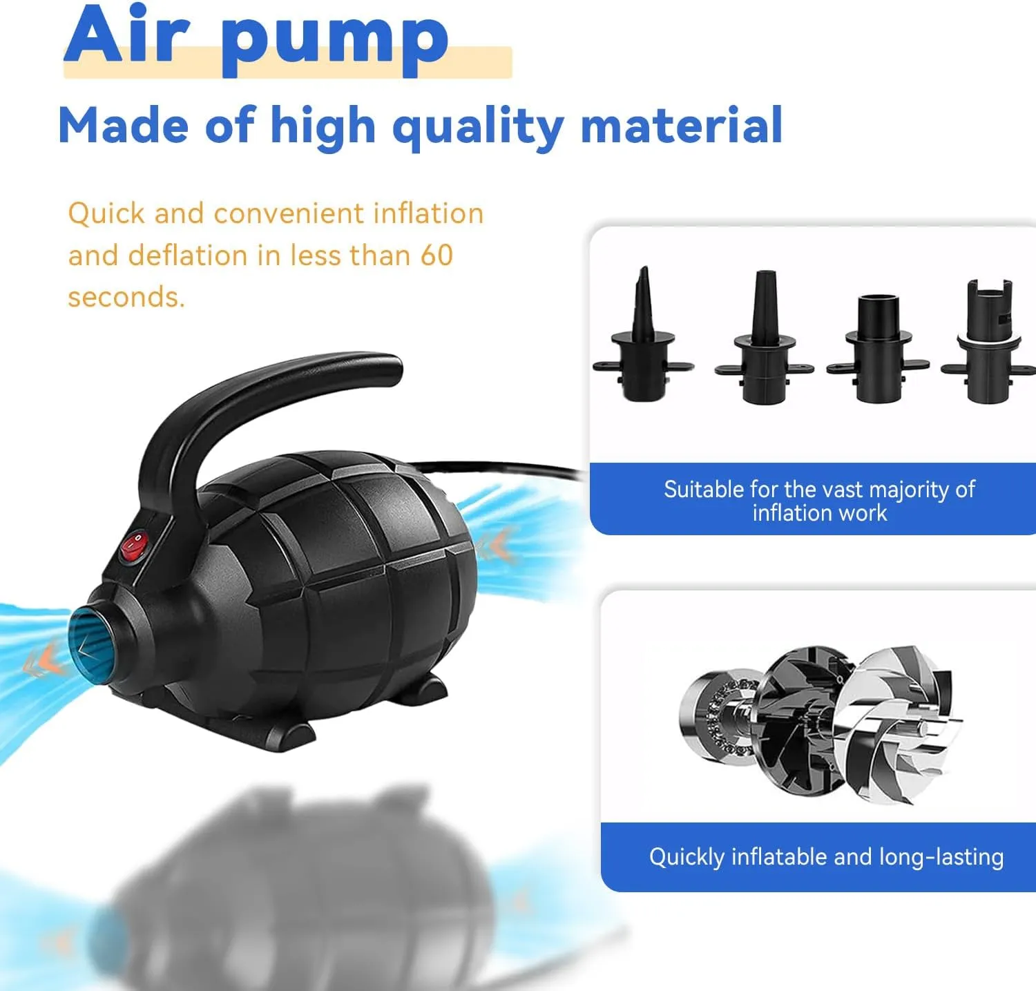 Air Roller Gymnastics Barrel Back Handspring Trainer Tumbling Barrel Yoga Barrel Mat with Electric Air Pump