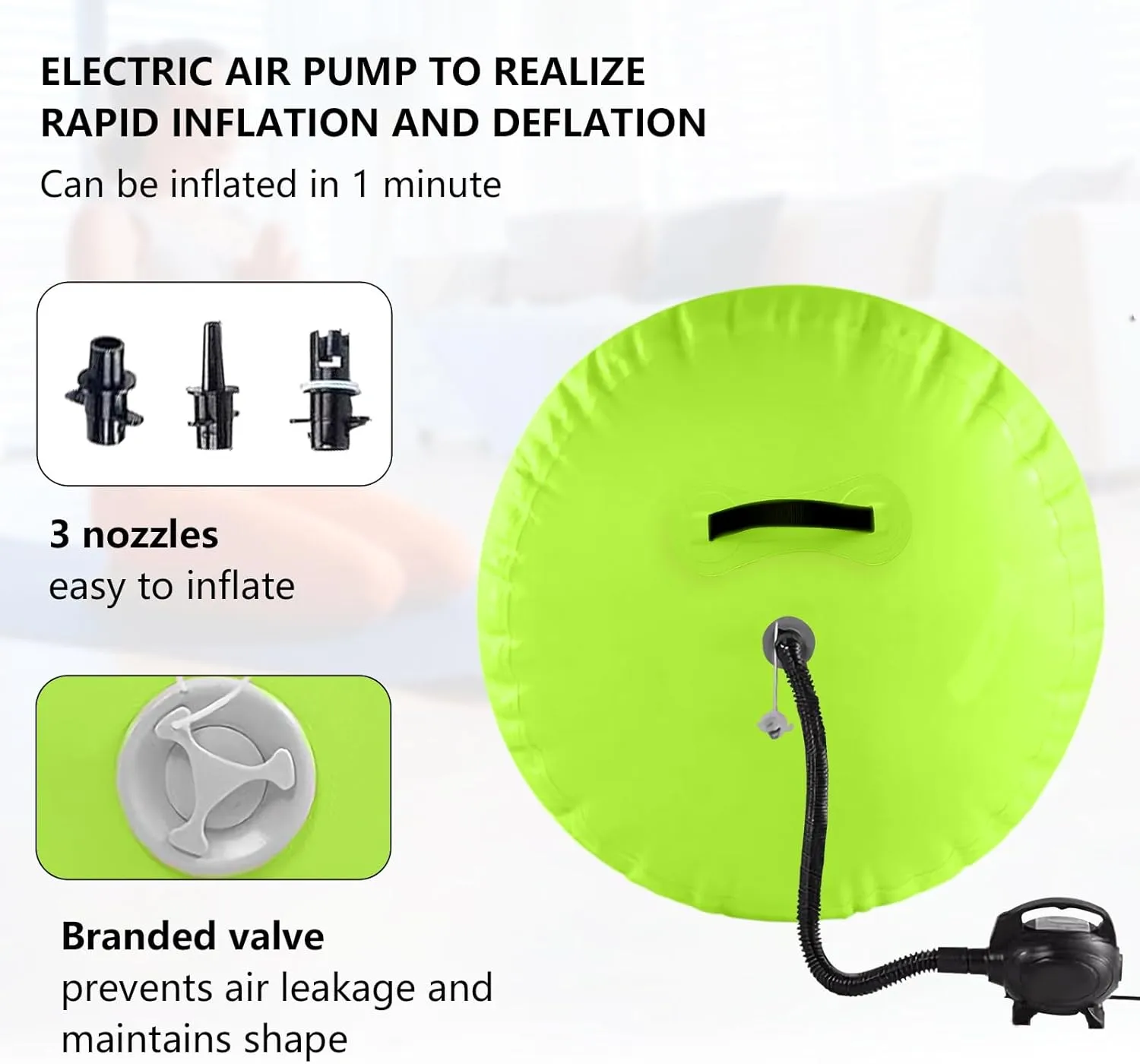 Air Roller Gymnastics Barrel Inflatable Tumbling Roller Air Mat, Air Barrel Gymnastics Tumble Track Mat with Pump for Backhandspring/Training Cheerleading/Yoga/Home and Outdoor Use