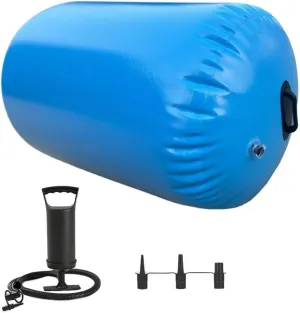 Air Roller Gymnastics Roller Barrel Mat Inflatable Tumbling Roller for Back Handspring for Home Gym Exercise Kids Adults