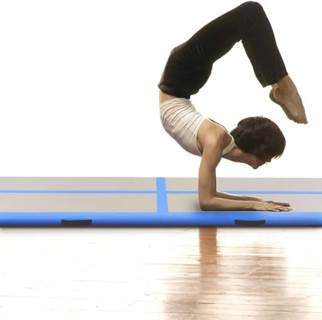 Air Track Mat Gymnastics Air Mat with Pump Inflatable Training Mat PVC vidaXL vidaXL