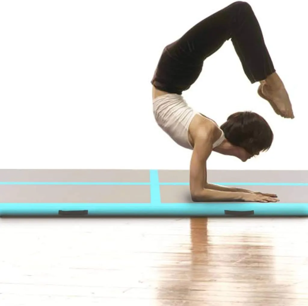 Air Track Mat Gymnastics Air Mat with Pump Inflatable Training Mat PVC vidaXL vidaXL