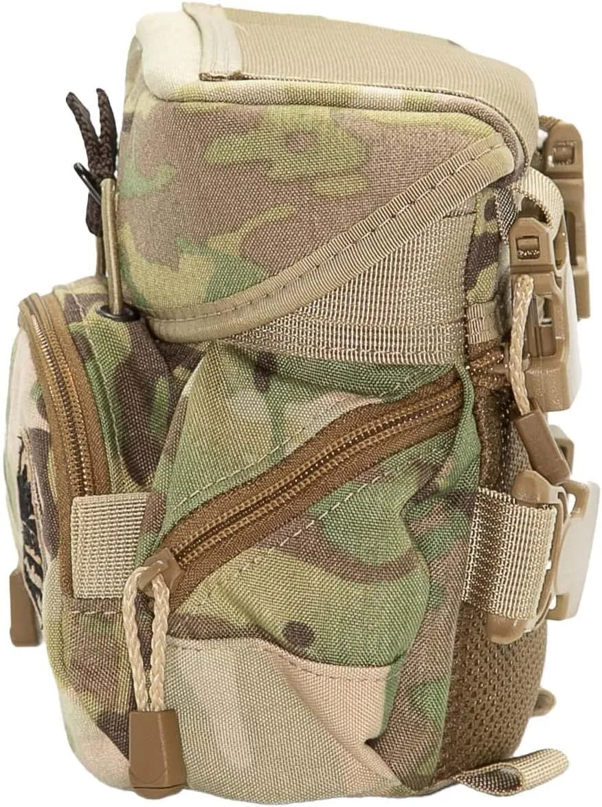 Alaska Guide Creations Kodiak CUB | Binocular Harness Chest Pack for Hiking and Hunting | Compact Utility Bag (Mossy Oak Break-Up Country)