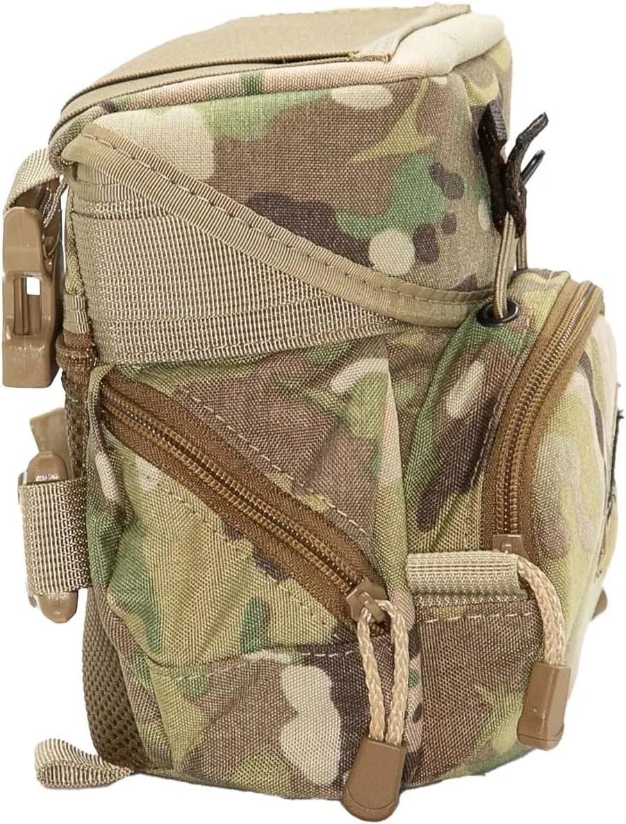 Alaska Guide Creations Kodiak CUB | Binocular Harness Chest Pack for Hiking and Hunting | Compact Utility Bag (Mossy Oak Break-Up Country)