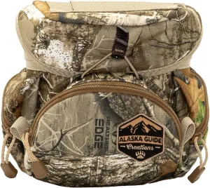 Alaska Guide Creations Kodiak CUB | Binocular Harness Chest Pack for Hiking and Hunting | Compact Utility Bag (Realtree Edge)