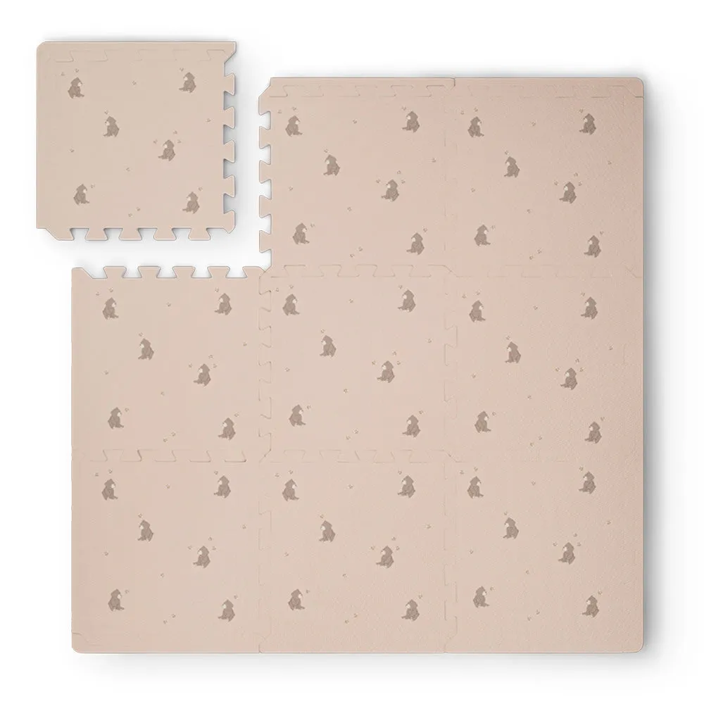 Alva foam play mat square - Bees and bears