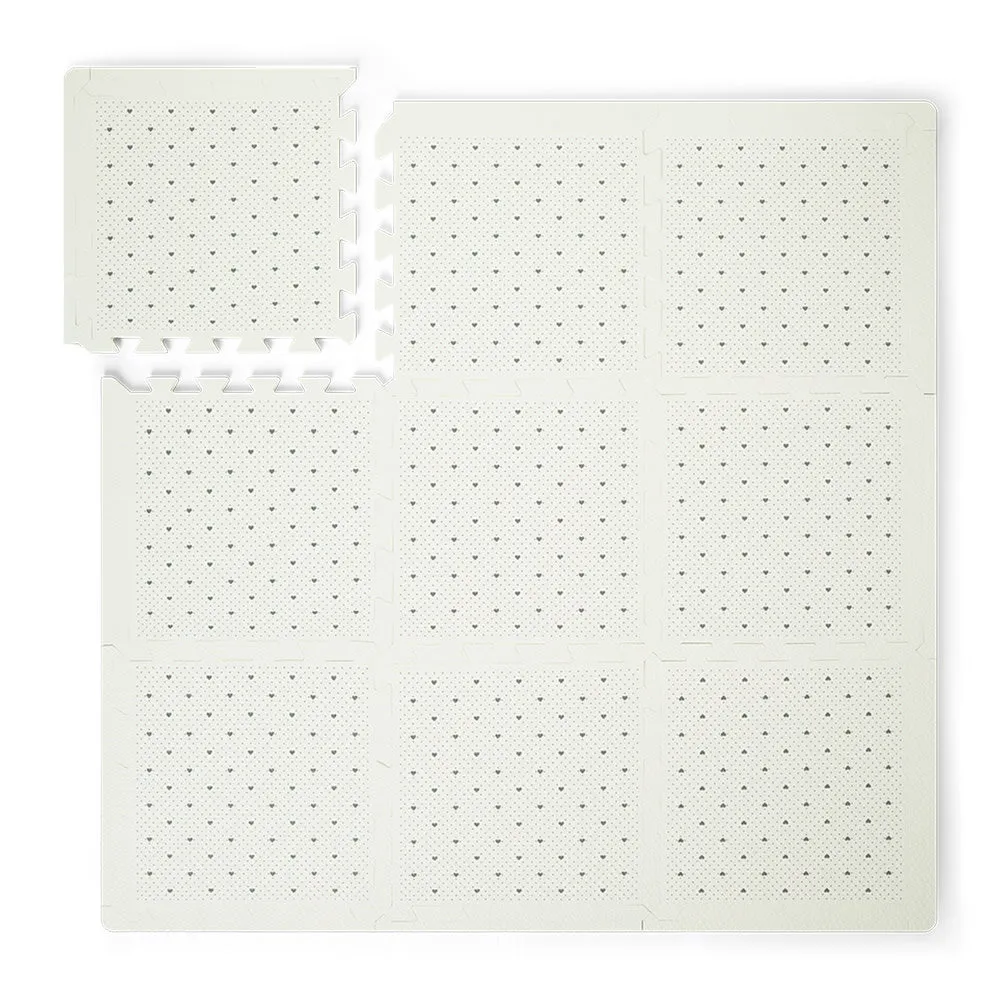 Alva foam play mat square - Lots of love sky