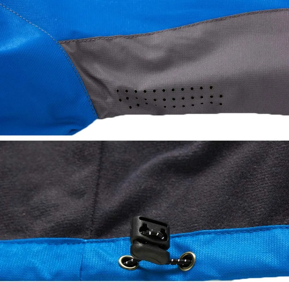 Amxiway Women's Mountain Waterproof Windproof Fleece 3 in 1 Jacket Ski Hooded Rain Coat