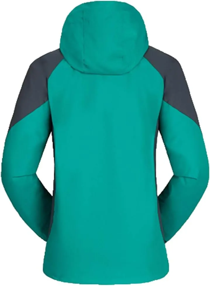 Amxiway Women's Mountain Waterproof Windproof Fleece 3 in 1 Jacket Ski Hooded Rain Coat
