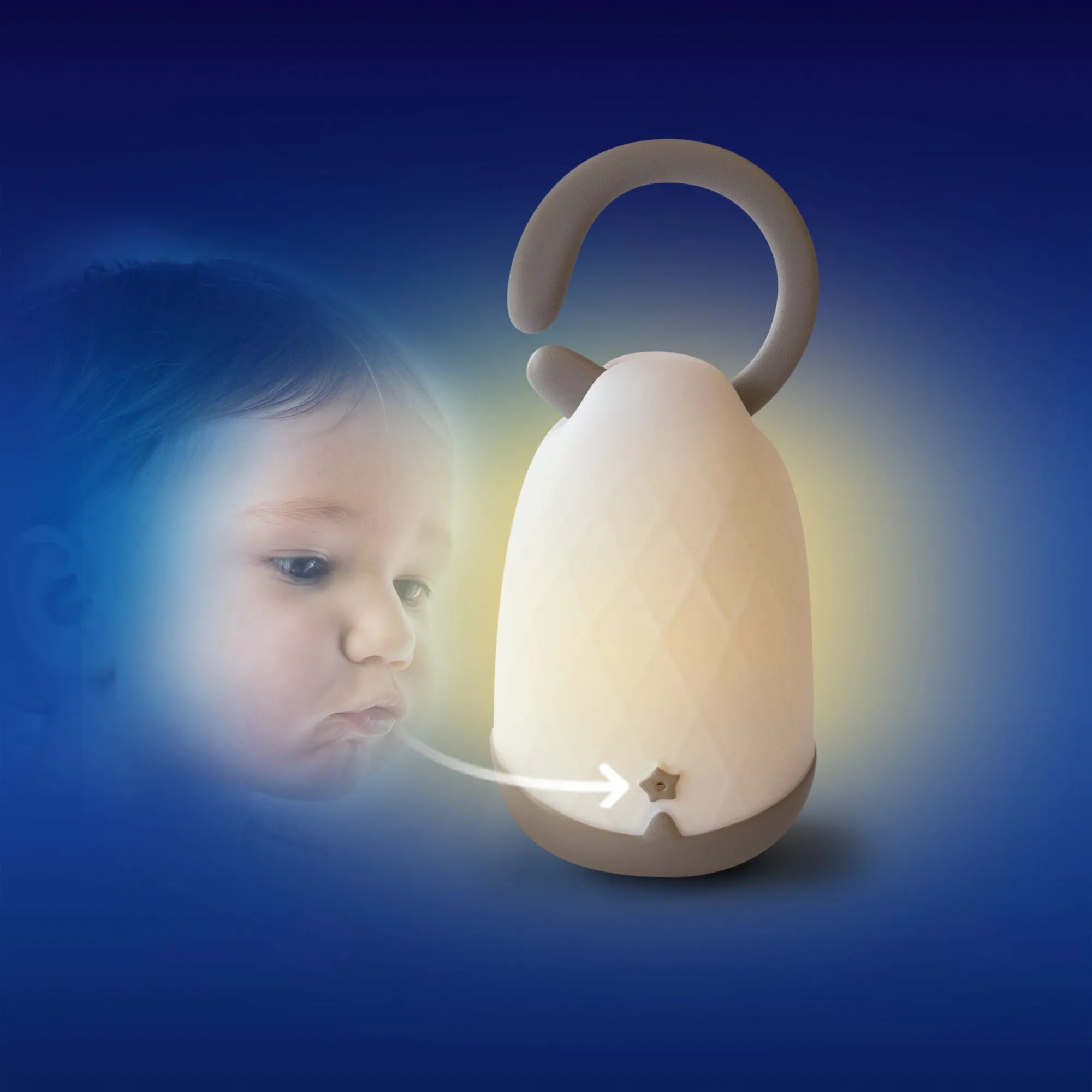 Angelcare Pabobo Lantern Magic Blow Control