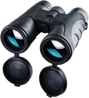 Angoily Binoculars with Night Vision Fmc Coated Optic Lens for Hunting and Sports Lightweight and Compact Telescope Black