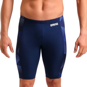 ARENA Mens Halftone Competitive Racing Jammers for Intensive Swimming, Reduced Drag Swimsuit