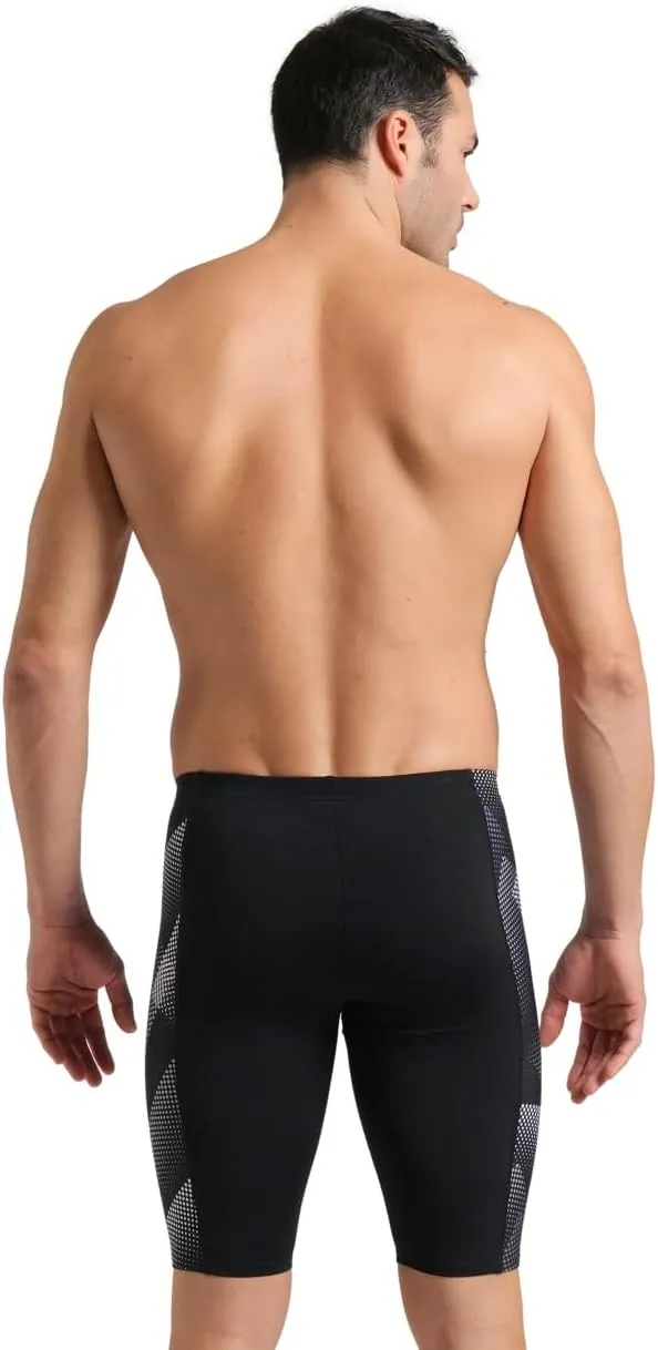 ARENA Mens Halftone Competitive Racing Jammers for Intensive Swimming, Reduced Drag Swimsuit