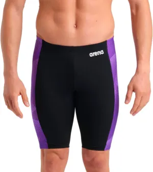 ARENA Mens Halftone Competitive Racing Jammers for Intensive Swimming, Reduced Drag Swimsuit