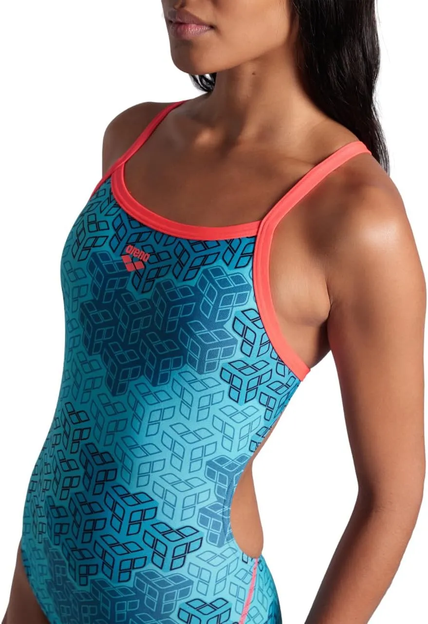ARENA Performance Camo Kikko Women's Swimsuit Challenge Back One Piece MaxLife Training Suit Competitive Ladies Bathing Suit