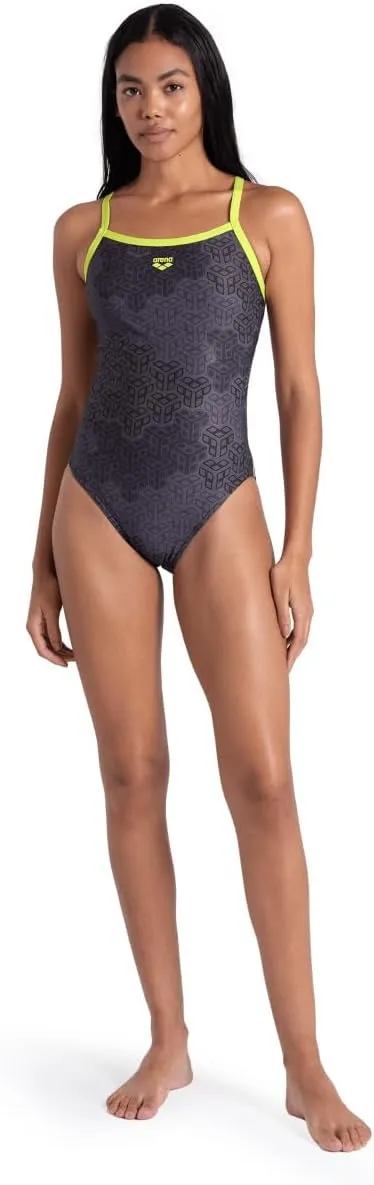 ARENA Performance Camo Kikko Women's Swimsuit Challenge Back One Piece MaxLife Training Suit Competitive Ladies Bathing Suit