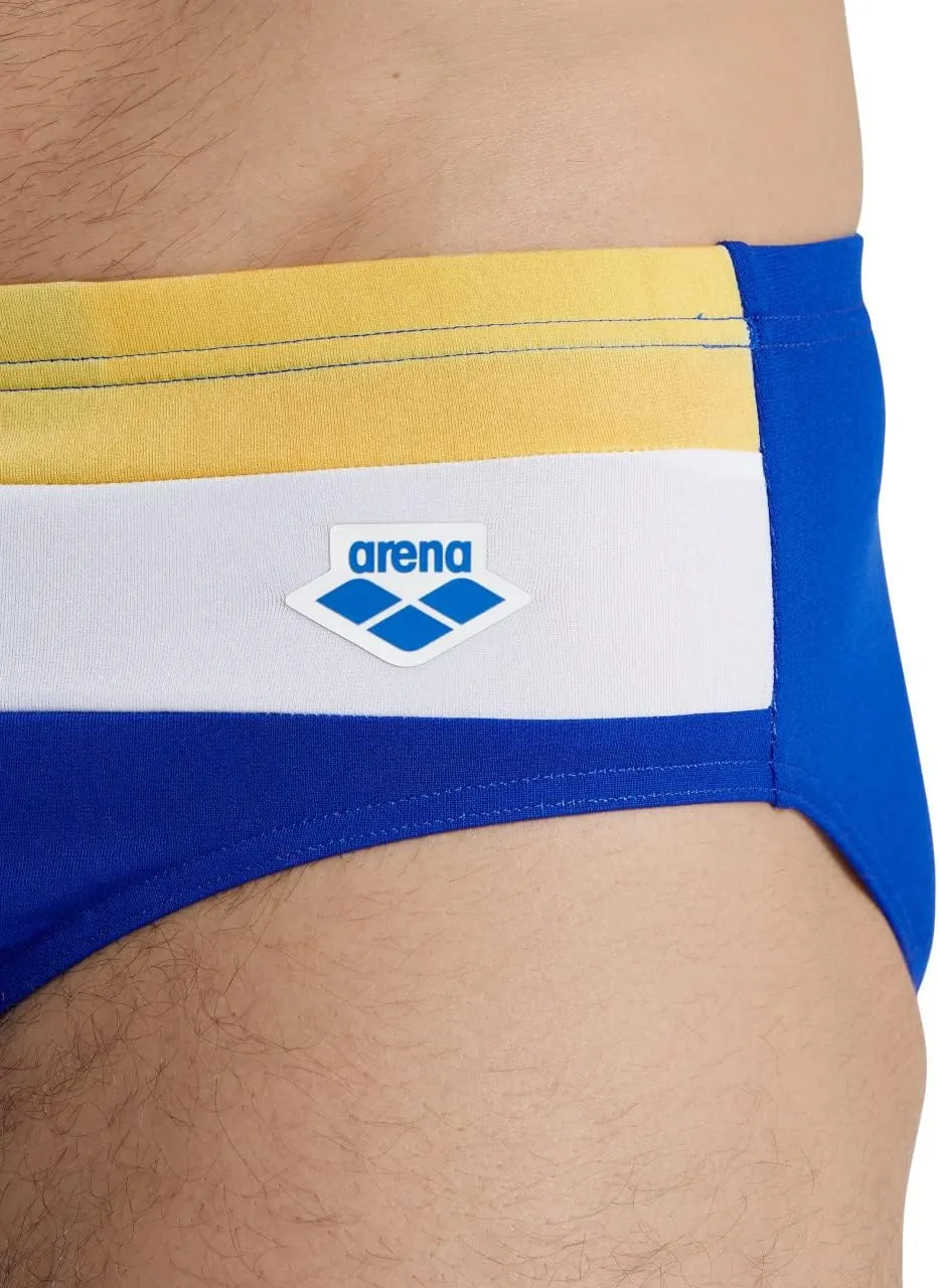 ARENA Performance Icons Panel Men's Swim Brief Chlorine-Proof MaxLife Intensive Training Suit